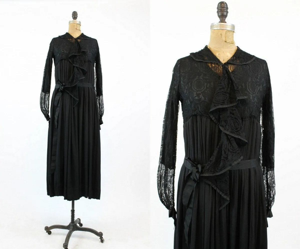 1920s spiderweb lace dress small | new fall