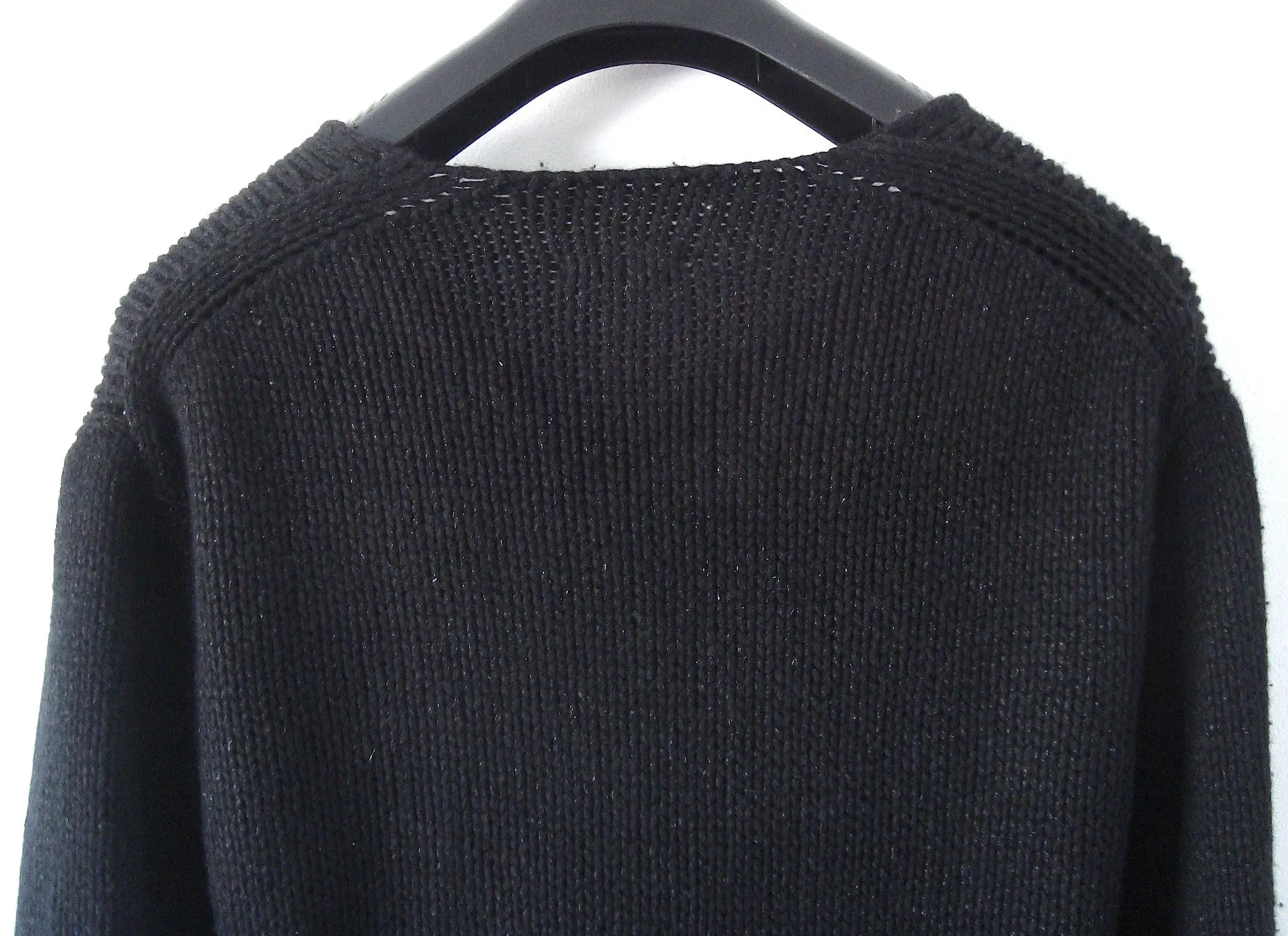 2001 Merino Wool Slim Sweater with Silver Flecks