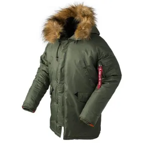 2019 Winter N3B puffer jacket men long canada coat military