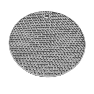 4pack Non Slip Silicone Hot Pads Mat-Grey