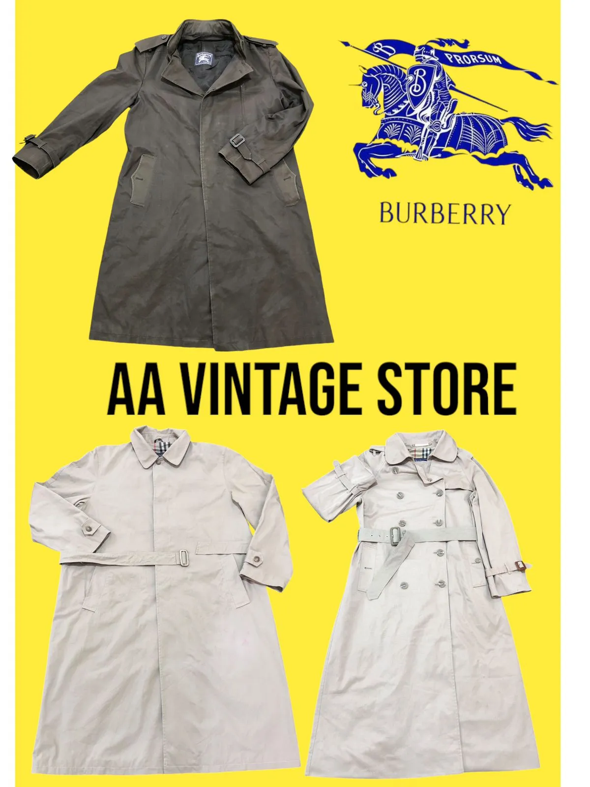 90s Authentic Burberry Trench Coat