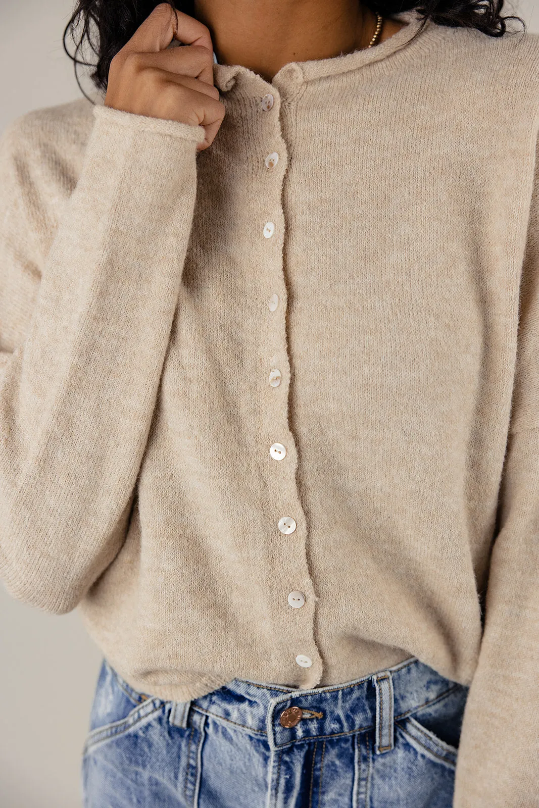 A Single Moment Button Up Cardigan