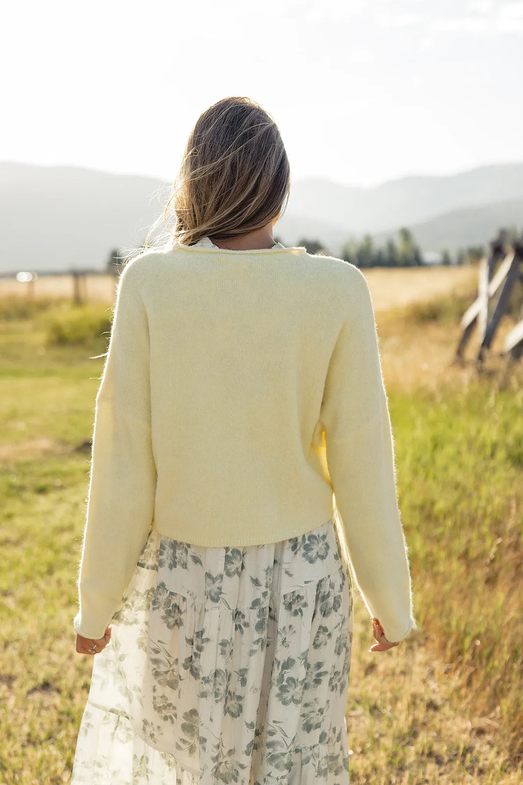 A Single Moment Button Up Cardigan