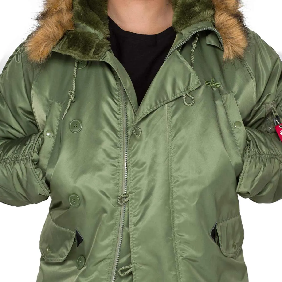 Alpha Industries N3B Hooded Parka Sage Green