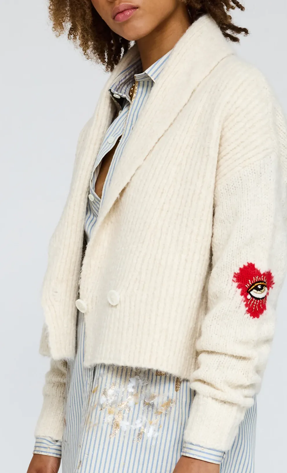 ARCADIA CARDIGAN - CREAM