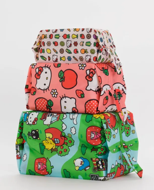 Baggu - 3D Zip Pouch Set