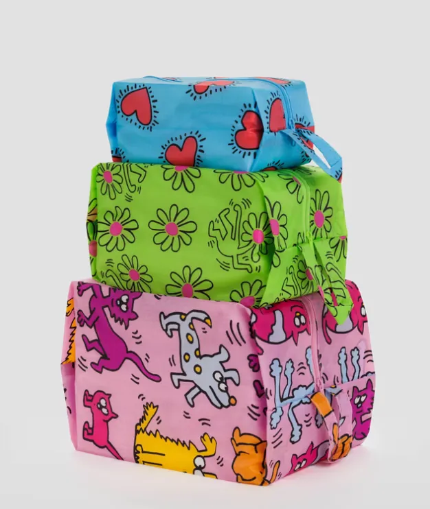 Baggu - 3D Zip Pouch Set