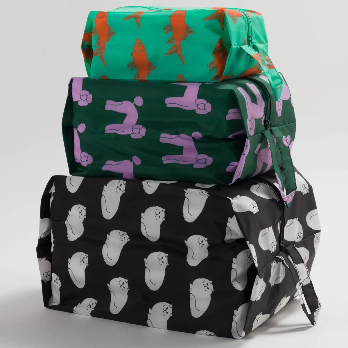 Baggu - 3D Zip Pouch Set