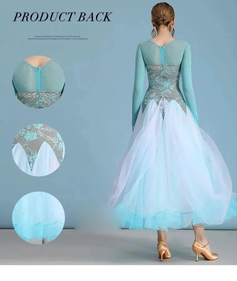 Ballroom Dance Competition Dress Waltz Dresses  For Women