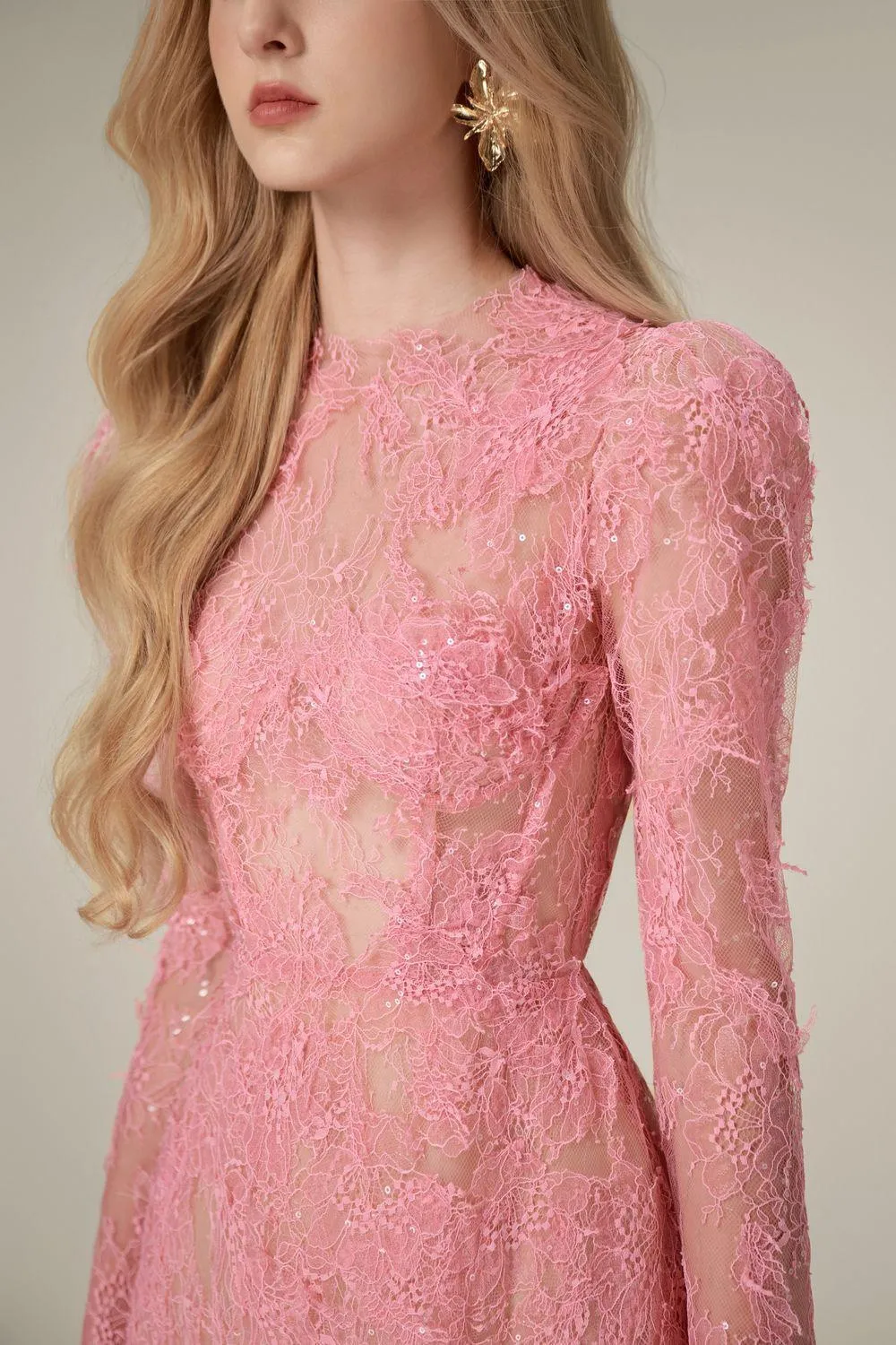 Beaded Lace Dress