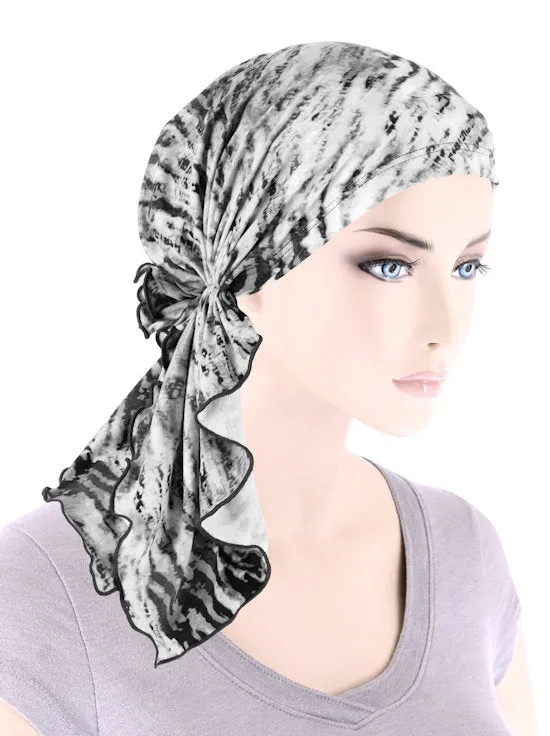 Bella Scarf Gray Tiger