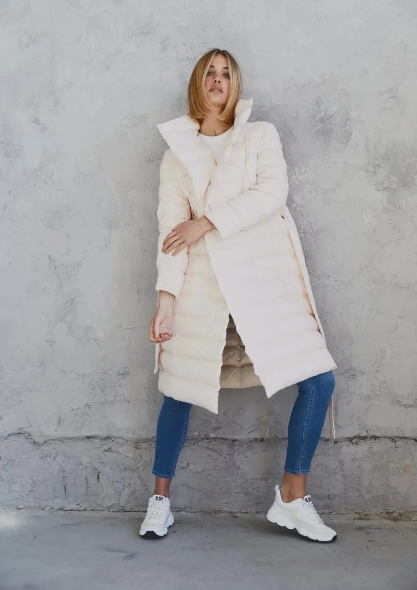 Birds Of A Feather - Dakota Down Coat - Bone White