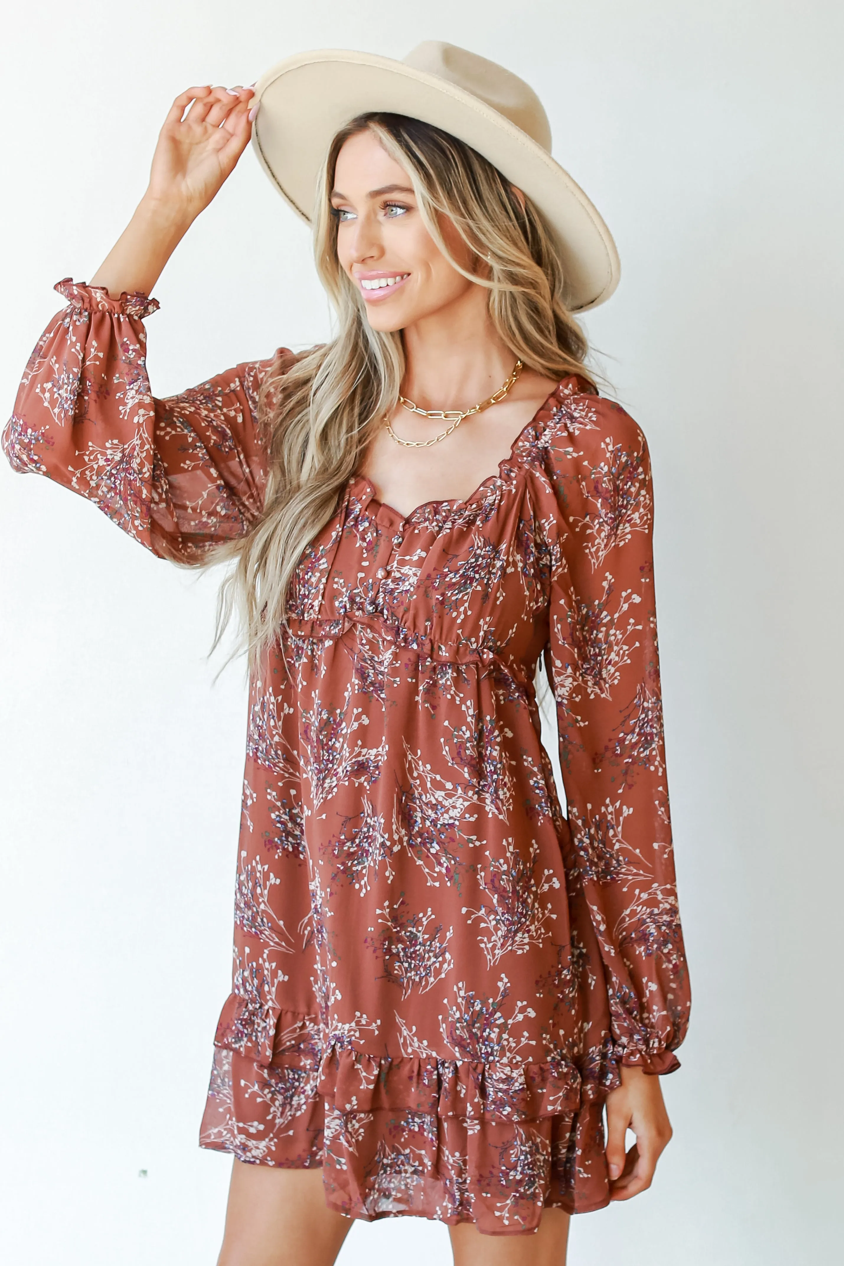 Blooming Darling Floral Babydoll Dress