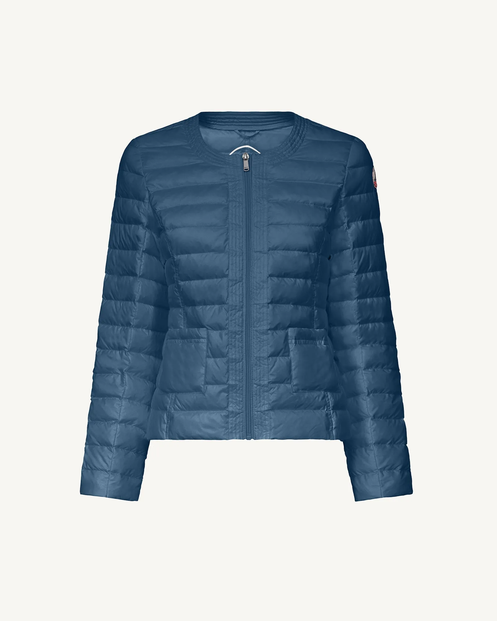 Blue jean Douda lightweight puffer jacket