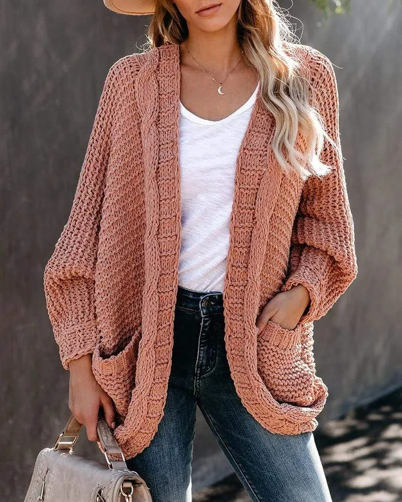 Boho Knit Cardigan with Pockets