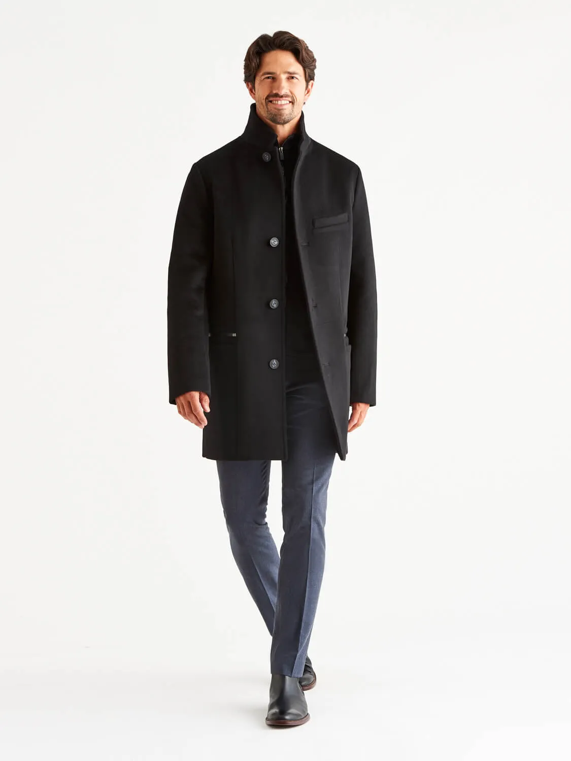 Bordin StormLux™ 100% Cashmere Overcoat