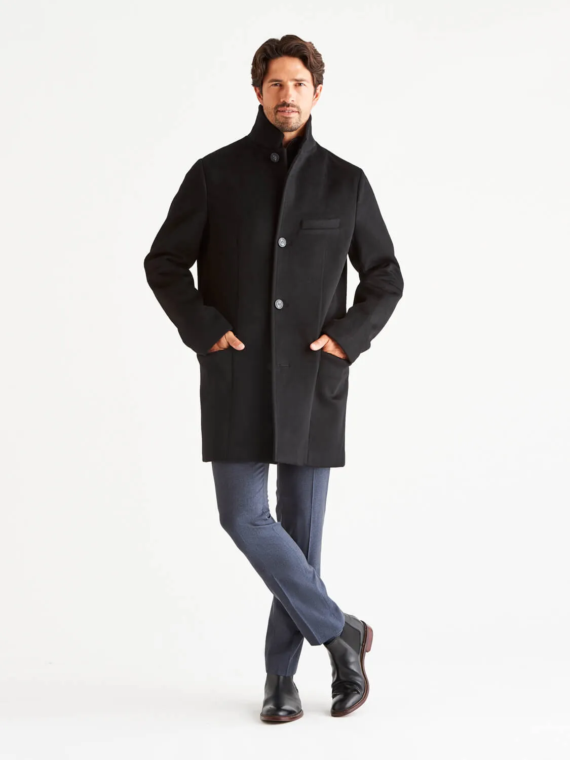 Bordin StormLux™ 100% Cashmere Overcoat