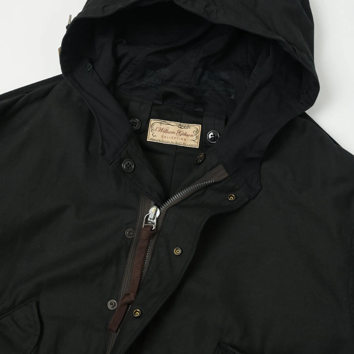 Buzz Rickson's X William Gibson M-51 Parka - Black