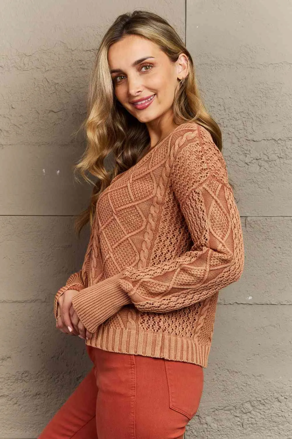 CABLE KNIT CARDIGAN