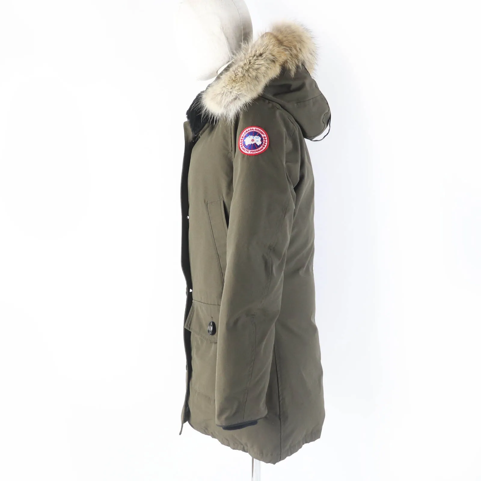 Canada Goose Bronte Parka Down Coat Khaki M