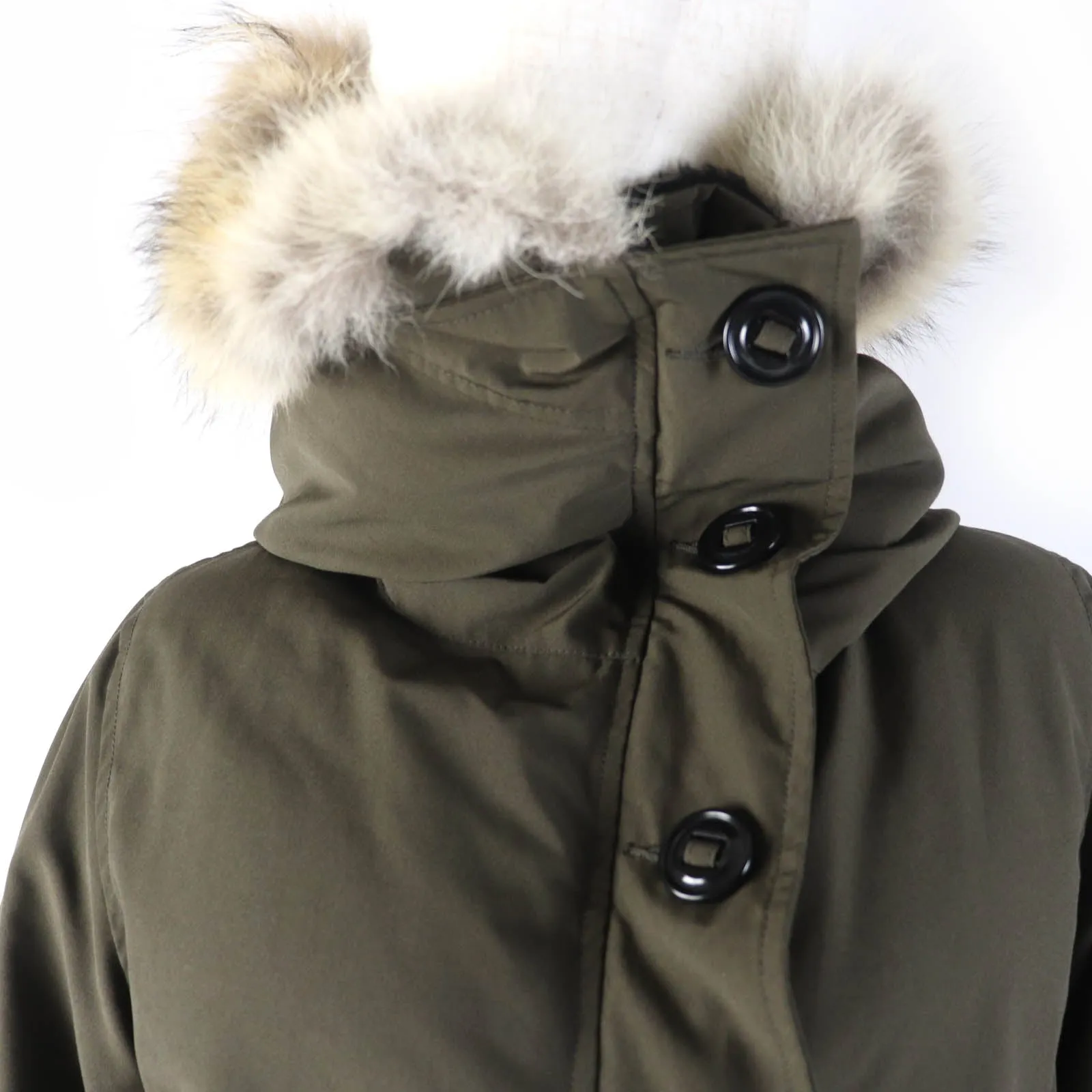 Canada Goose Bronte Parka Down Coat Khaki M