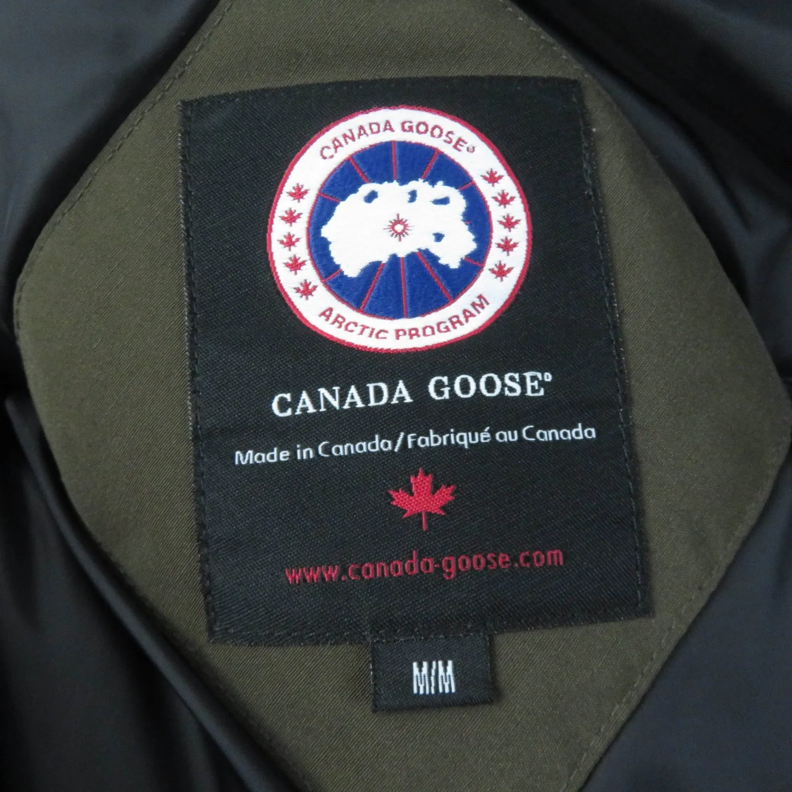 Canada Goose Bronte Parka Down Coat Khaki M