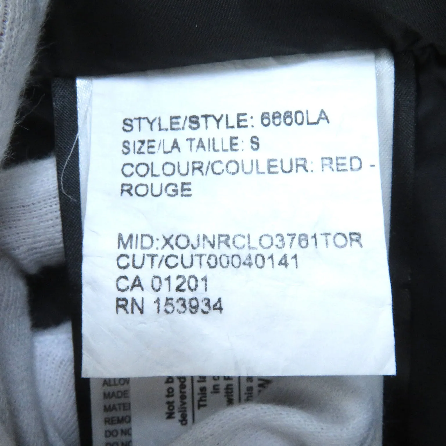 Canada Goose Trillium Parka Down Coat Red S