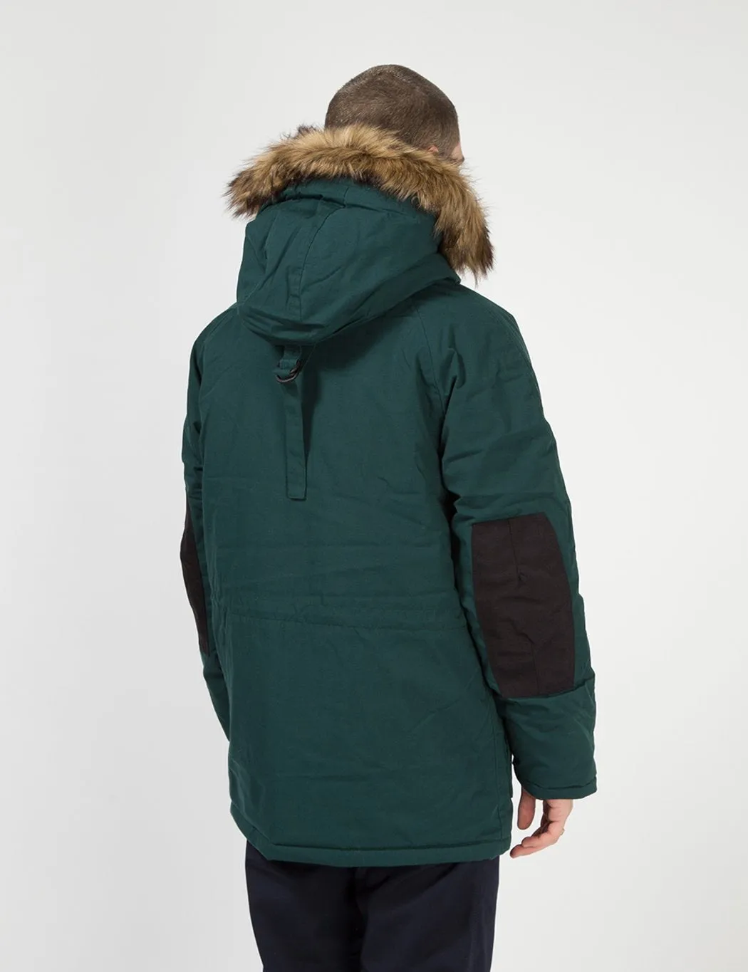 Carhartt-WIP Trapper Parka - Dark Fir Green / Black