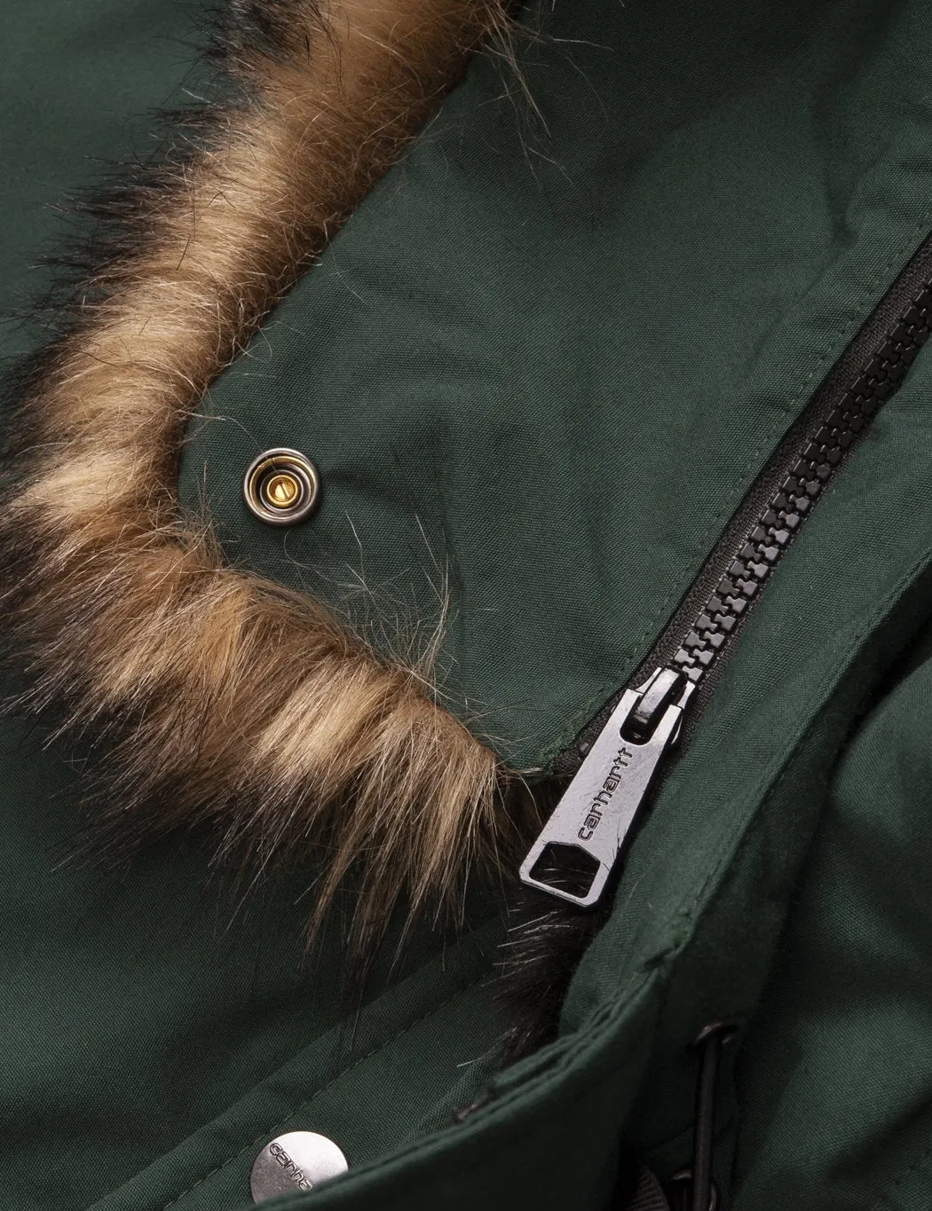 Carhartt-WIP Trapper Parka - Dark Fir Green / Black