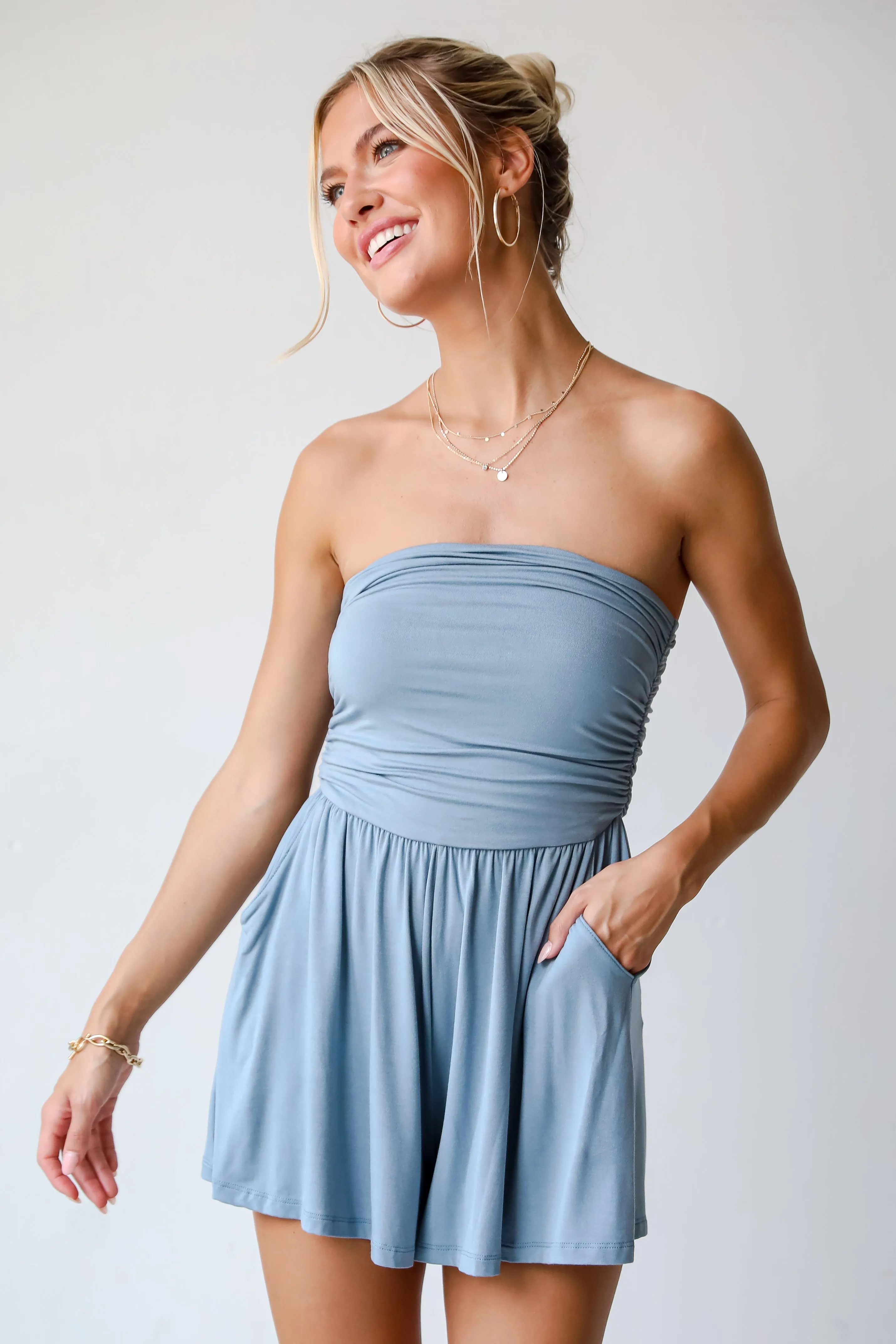 Casually The Coolest Strapless Romper