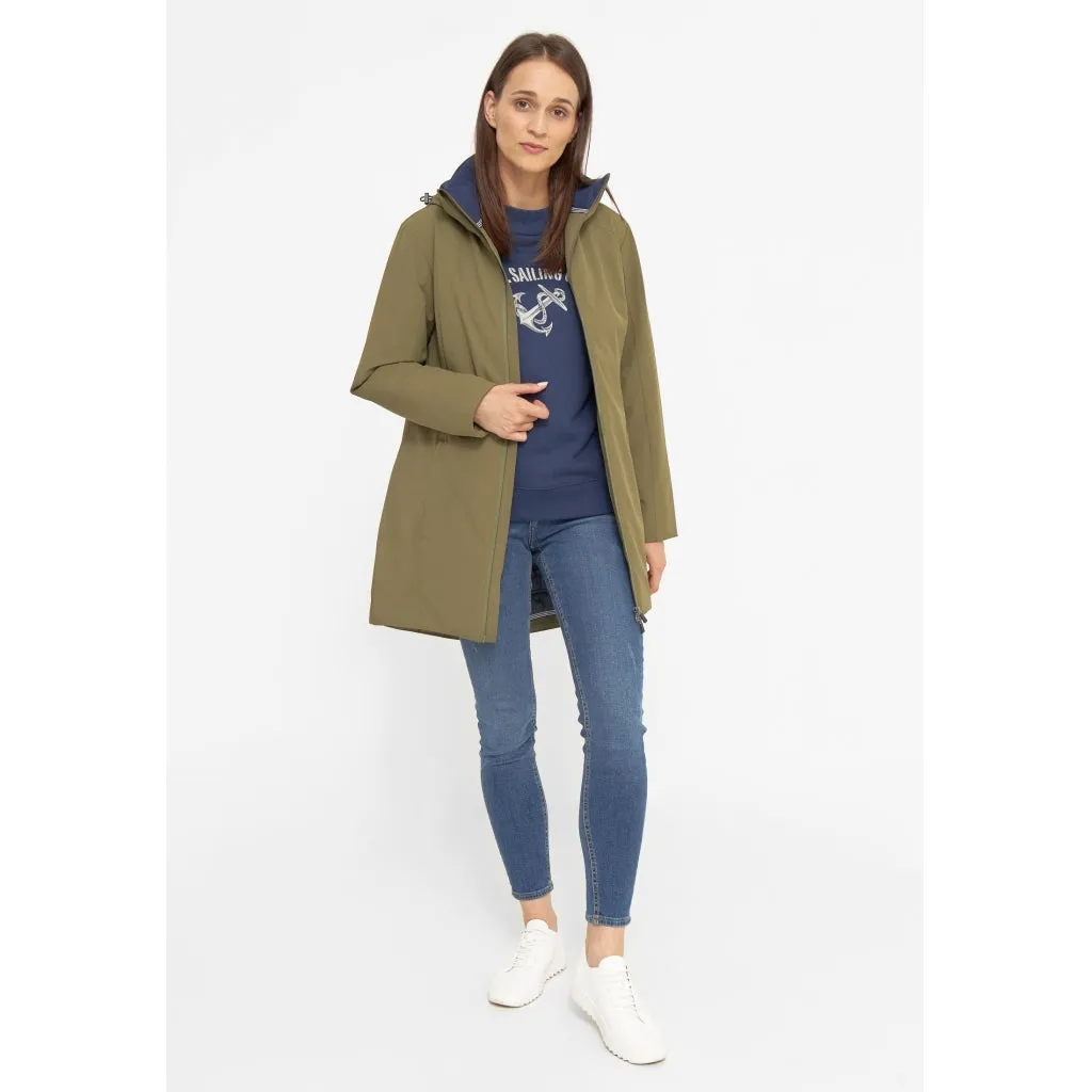 Cathrine Parka Coat - Olive