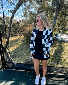 Checkered Lola Cardigan