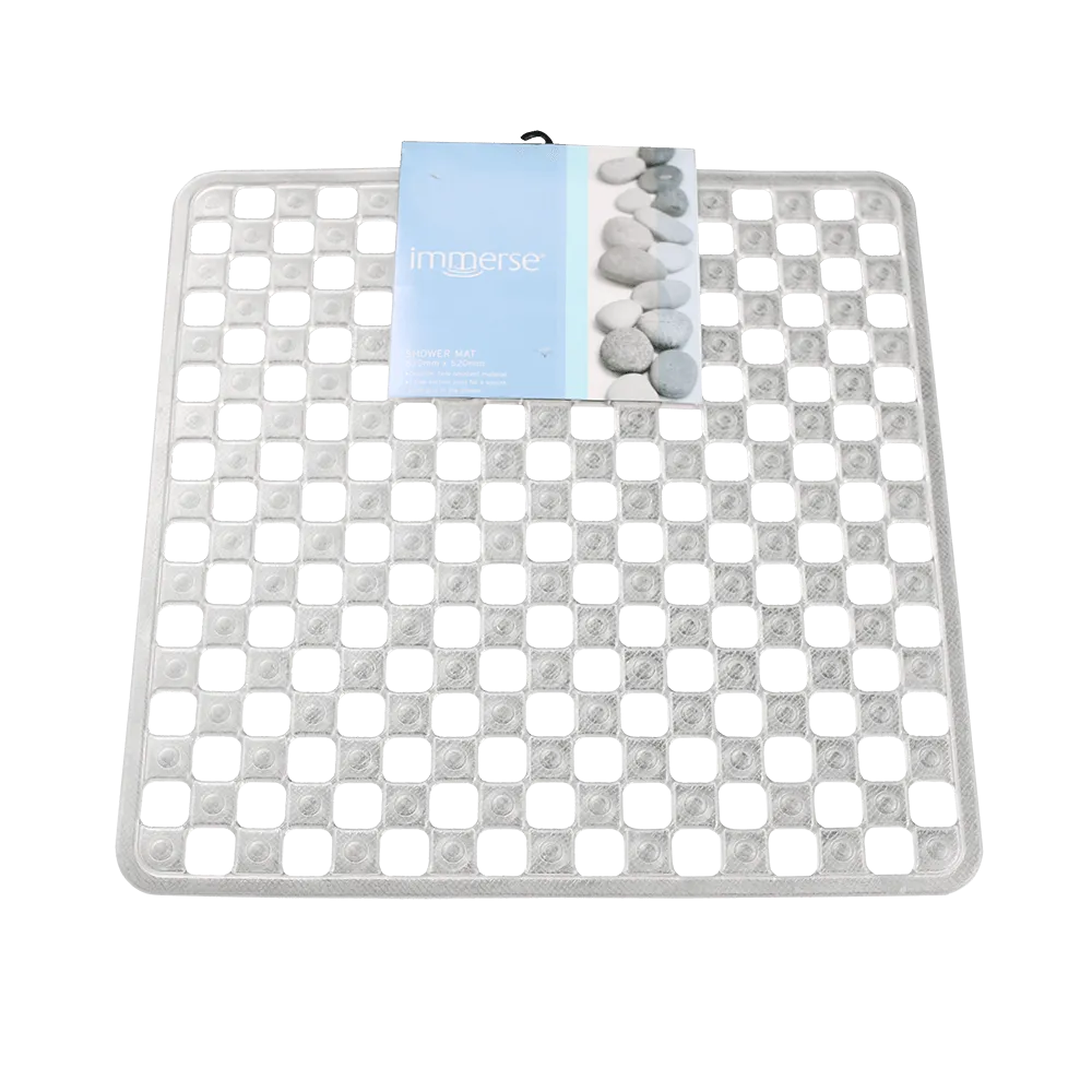 Clear Non-Slip Shower Mat