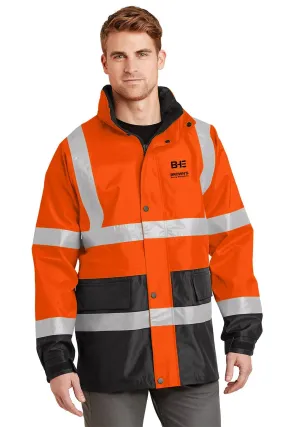 CornerStone Waterproof Parka, Safety Orange/ Black [Brown's Heavy Equipment, Inc.]