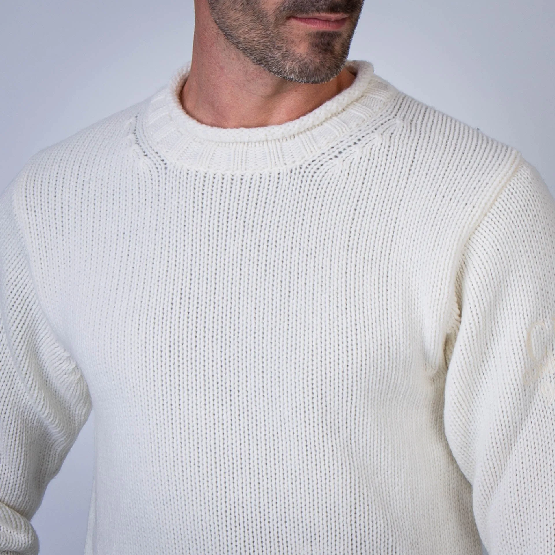 C.P. COMPANY SWEATER 17CMKN171A-110149A 103 IVORY