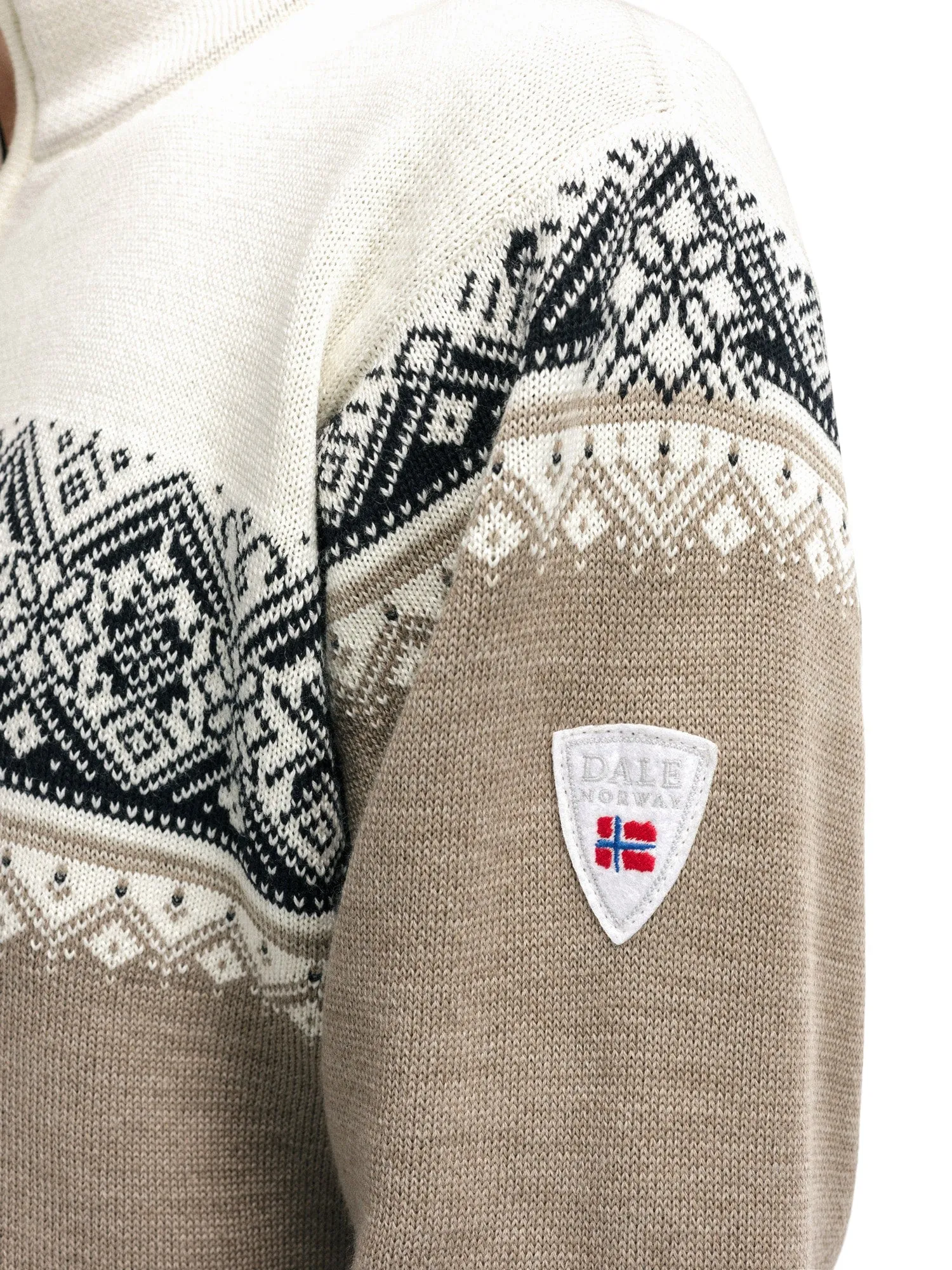 Dale of Norway | Moritz Sweater | Men's | Mountainstone/Off White/Black