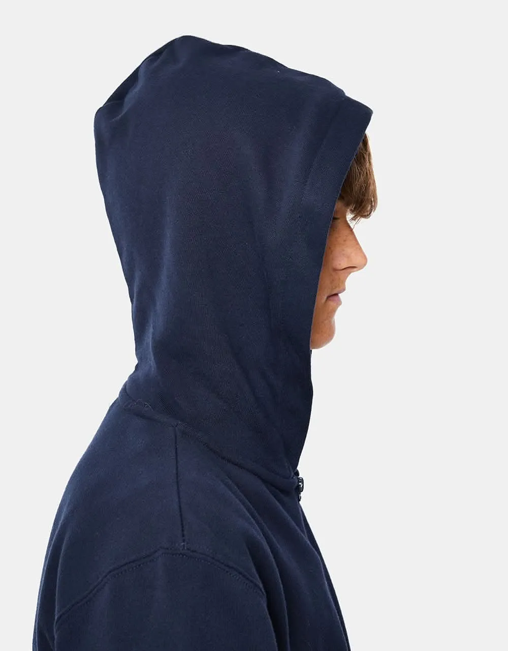 DC Downing Kids Zip Hoodie - Navy Blazer