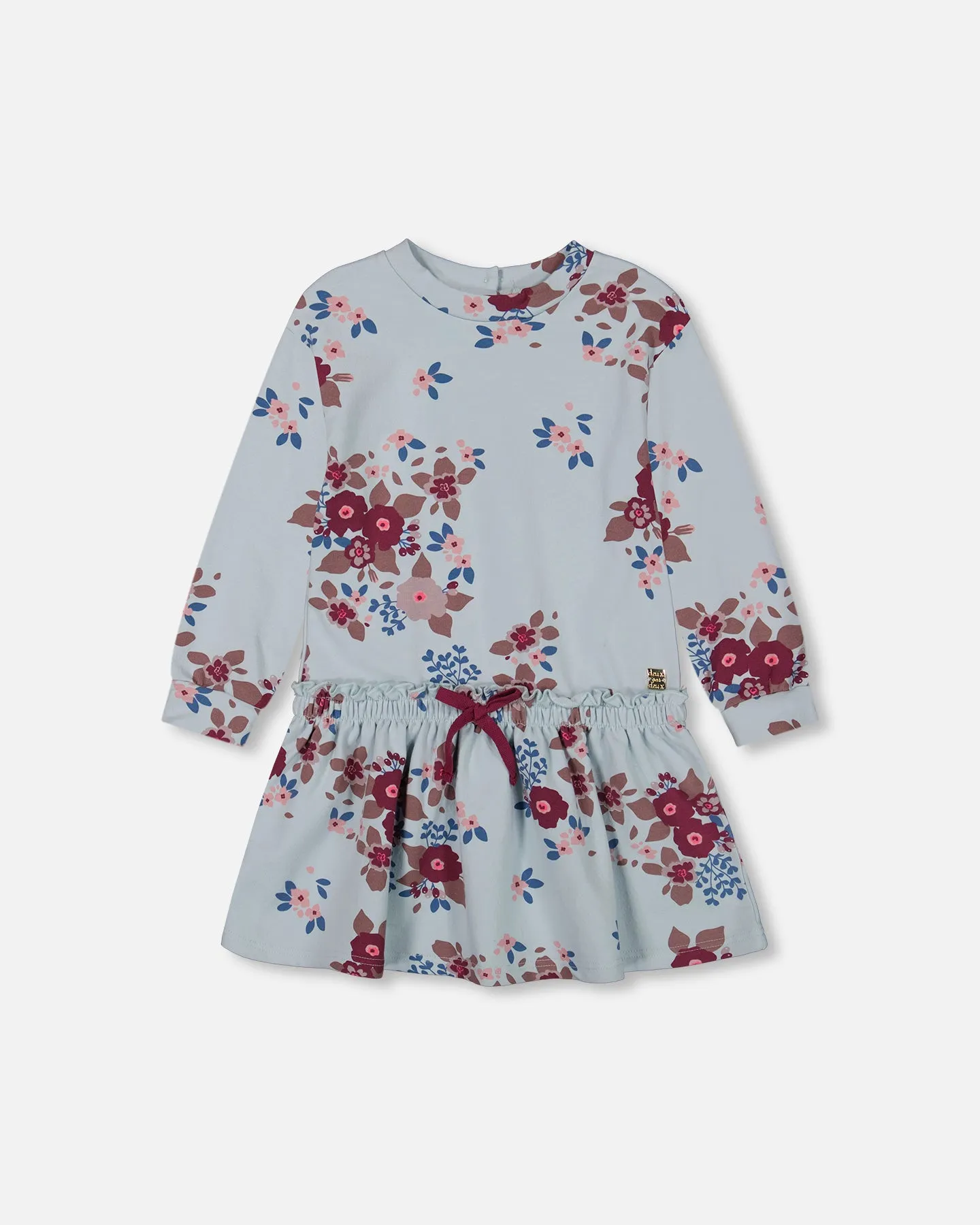 DPD Fleece Floral Comfy Dress