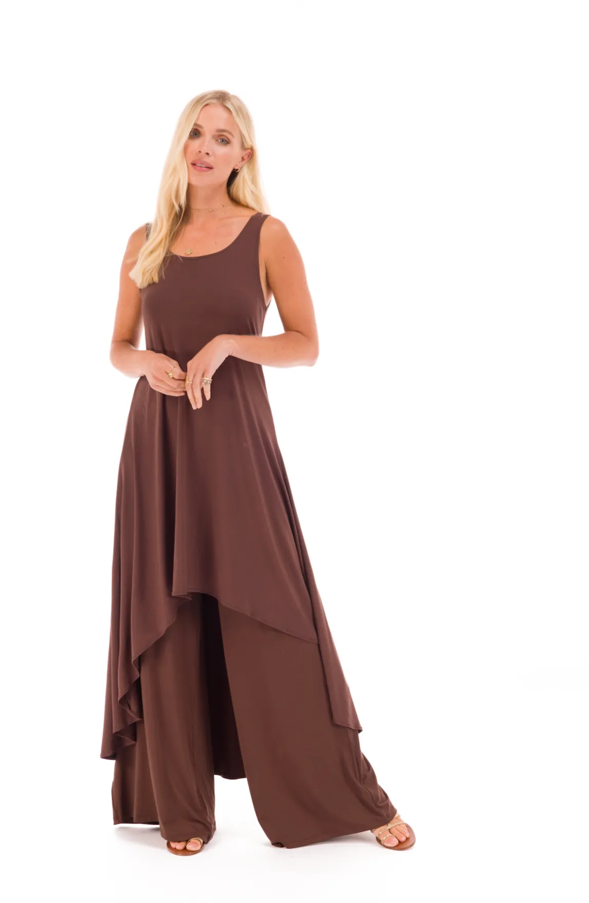 ELFIN DRESS BROWN