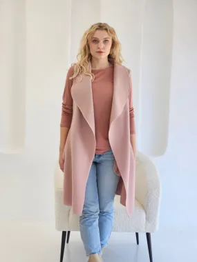 Ella Coat Blush Brushed