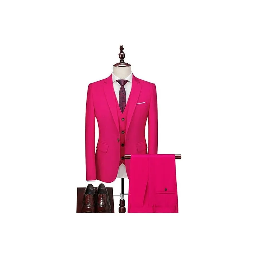 ExoticaLux Acetate Blazer Pants Suit Set