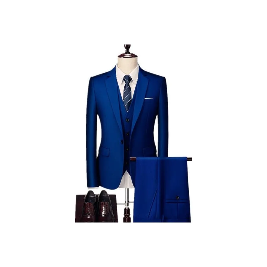 ExoticaLux Acetate Blazer Pants Suit Set