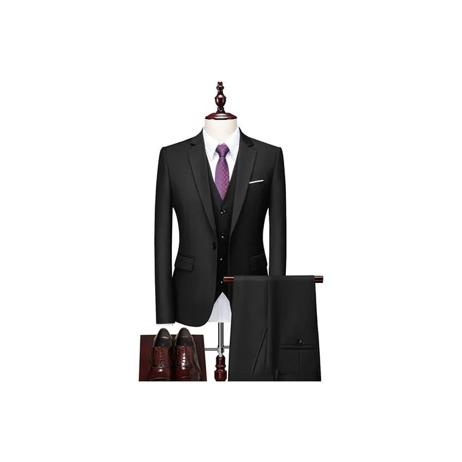 ExoticaLux Acetate Blazer Pants Suit Set