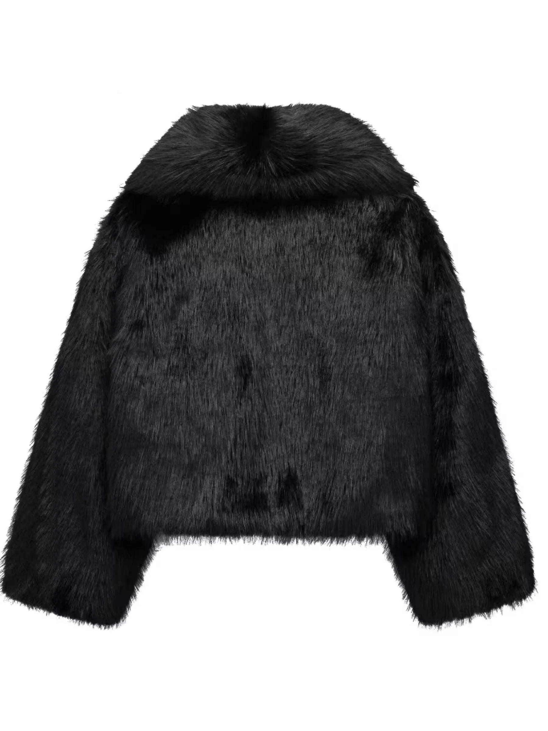 Fashionkova Aniya Faux Fur Loose Jacket