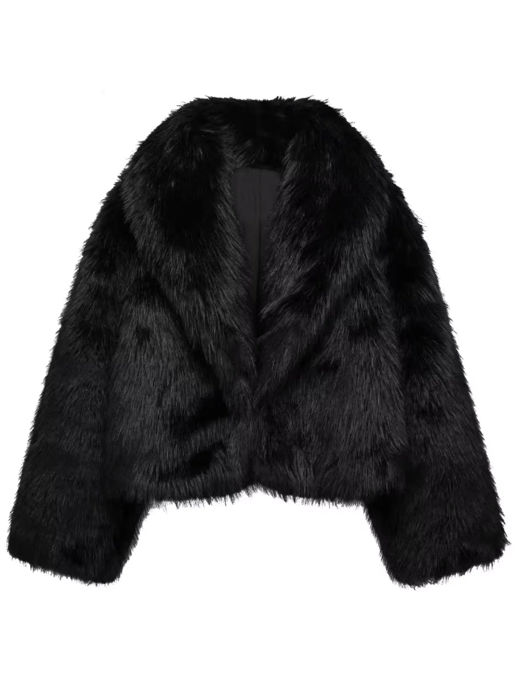 Fashionkova Aniya Faux Fur Loose Jacket