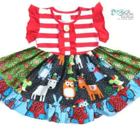 Festive Woodland dress