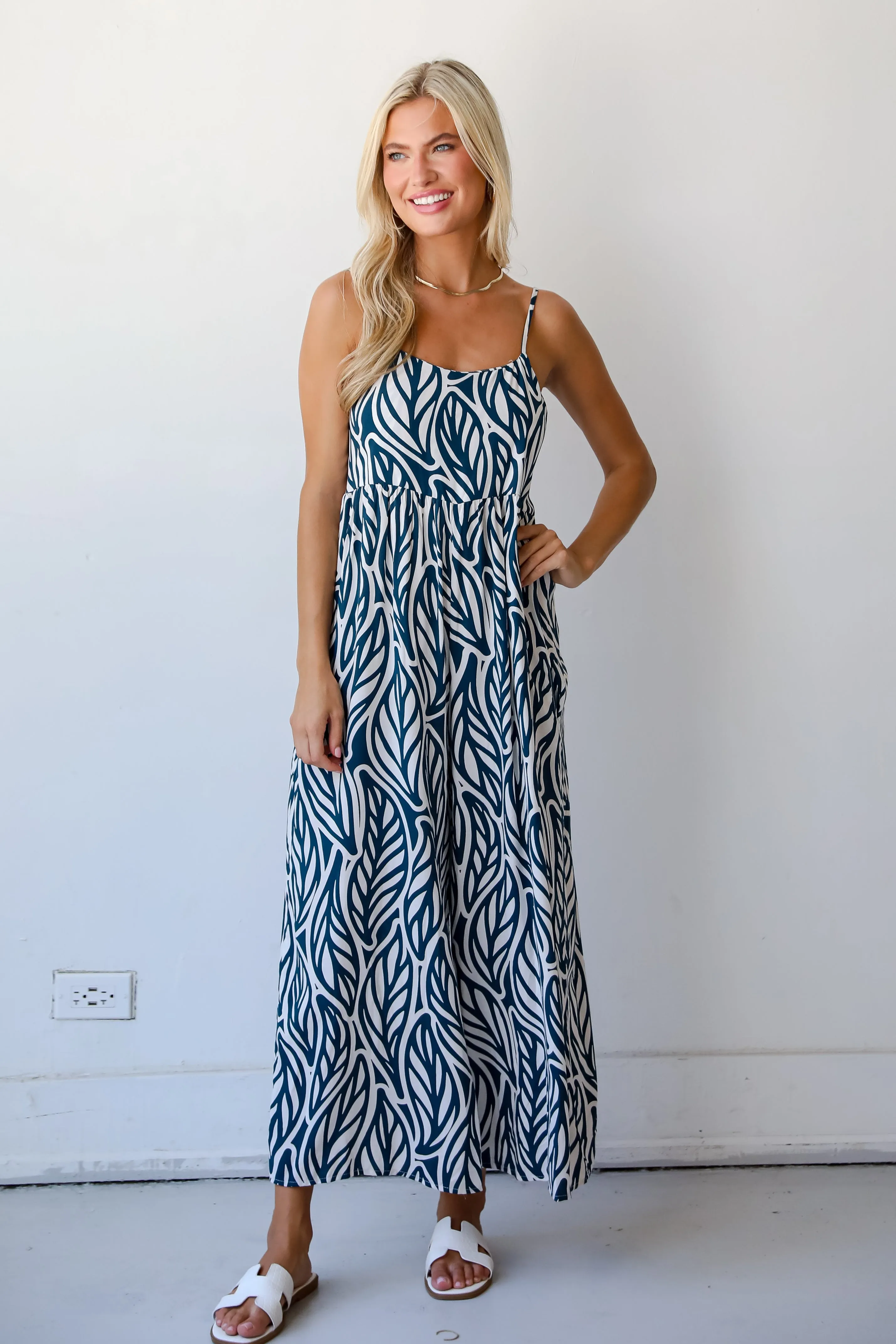 FINAL SALE - Sweet Feeling Teal Jumpsuit