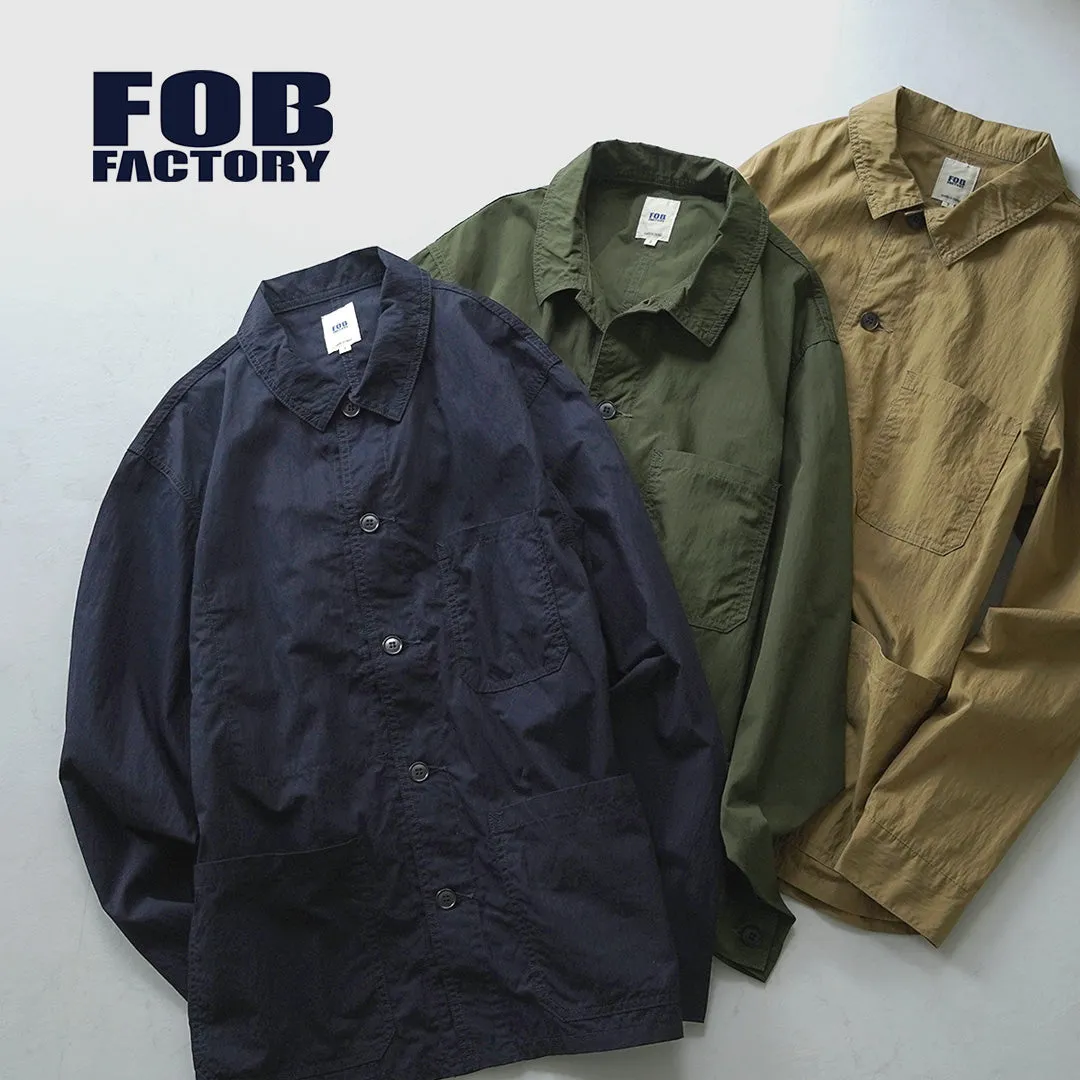 FOB FACTORY（FOBファクトリー） F2394 フレンチ シャツジャケット