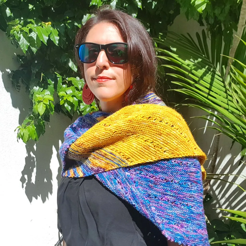 Free Your Fade Shawl Knitting Kit, by Andrea Mowry