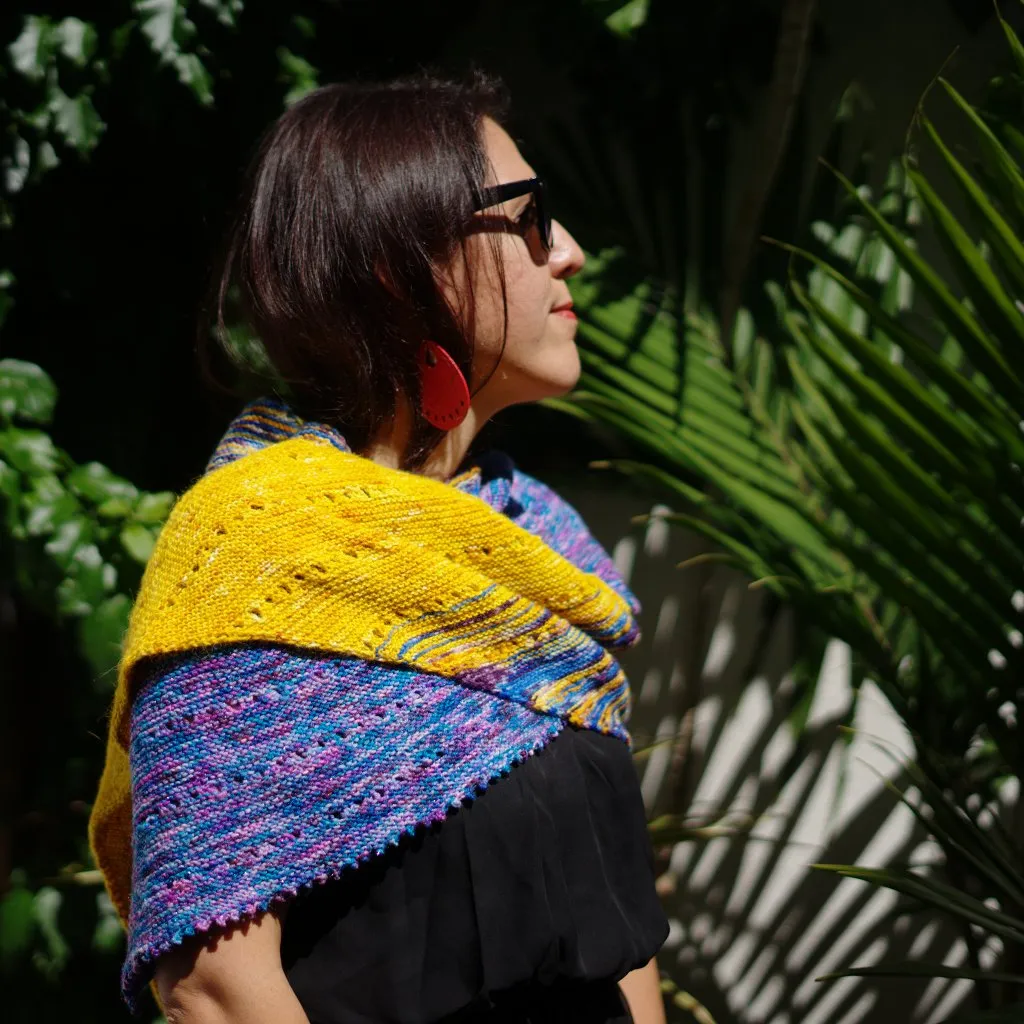 Free Your Fade Shawl Knitting Kit, by Andrea Mowry